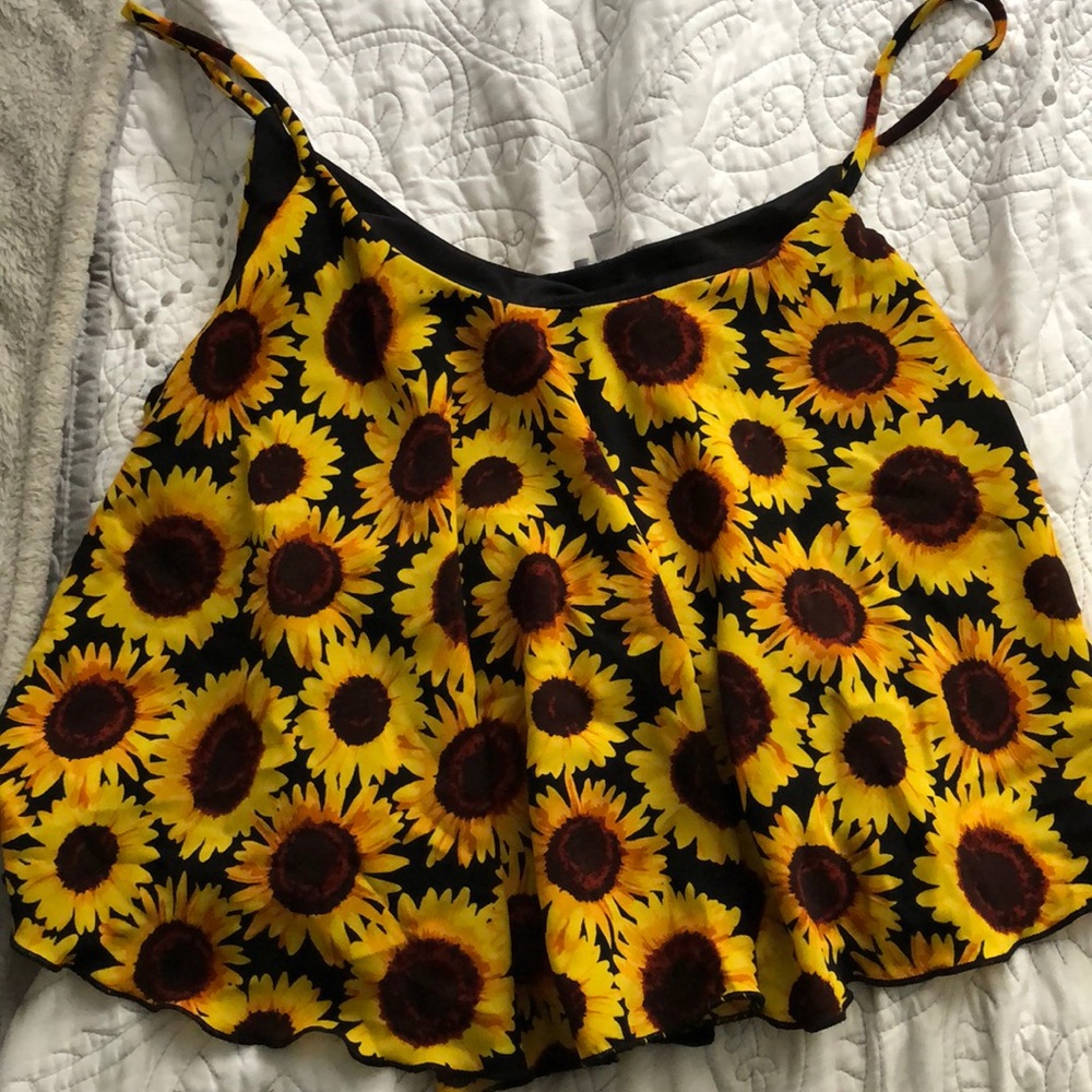 Sun flower tank top